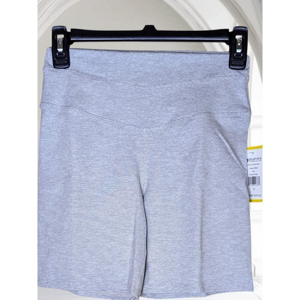 Eleven Venus Williams Women's Power Biker Shorts Gray Sz S NWT $78
